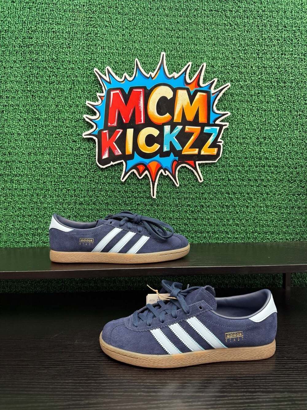 Adidas Originals Stadt Indigo/Sky Blue Men’s Size 8 Brand New